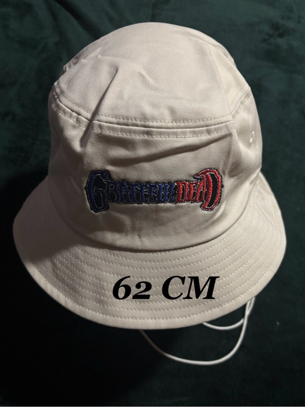 Grateful Dead Summer Beach Oversized 62CM Bucket Hat For Men/Women Fisherman Cap
